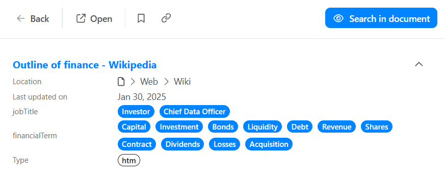 Job Title and Financial Terms Metadata Displays - Needs Label Update